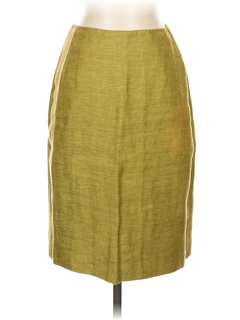 Pre-owned Linda Allard Ellen Tracy Casual Skirt In Green