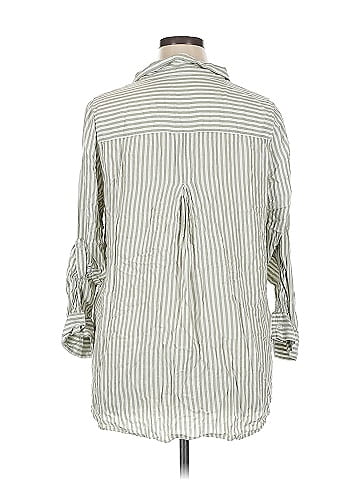 Velvet Heart 3/4 Sleeve Button-Down Shirt (view 2)
