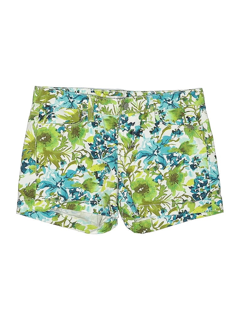 Pre-owned Ann Taylor Loft Shorts In Green