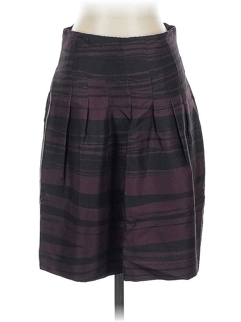Click to view more detailed imagery on our partner's website Pre-owned Banana Republic Silk Skirt In Burgundy