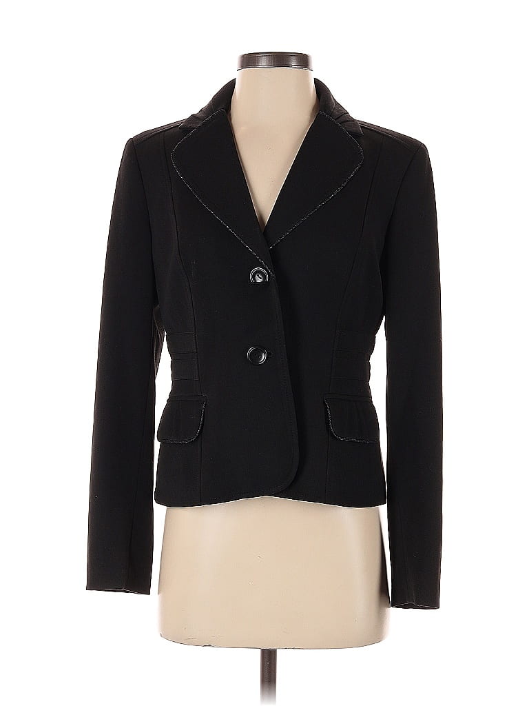 Pre-owned Nine West Blazer Jacket In Black