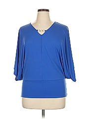 Jm Collection 3/4 Sleeve Blouse