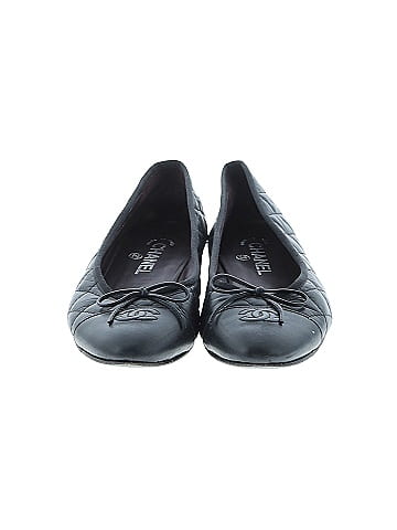 Chanel Quilted Lambskin CC Ballerina Flats  (view 2)