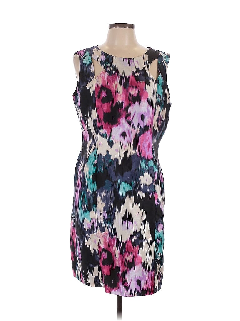 Pre-owned Tahari By Asl Cocktail Dress In Purple