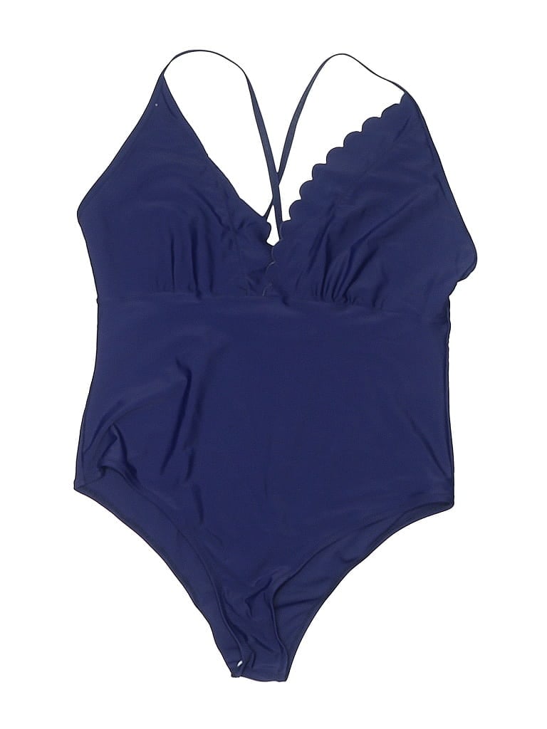 Pre-owned Unbranded One Piece Swimsuit In Blue