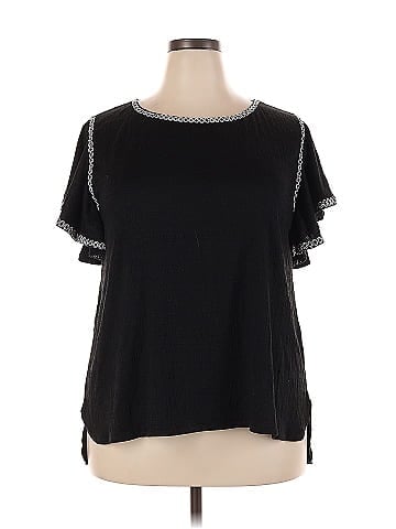Max Studio Short Sleeve Top (view 1)