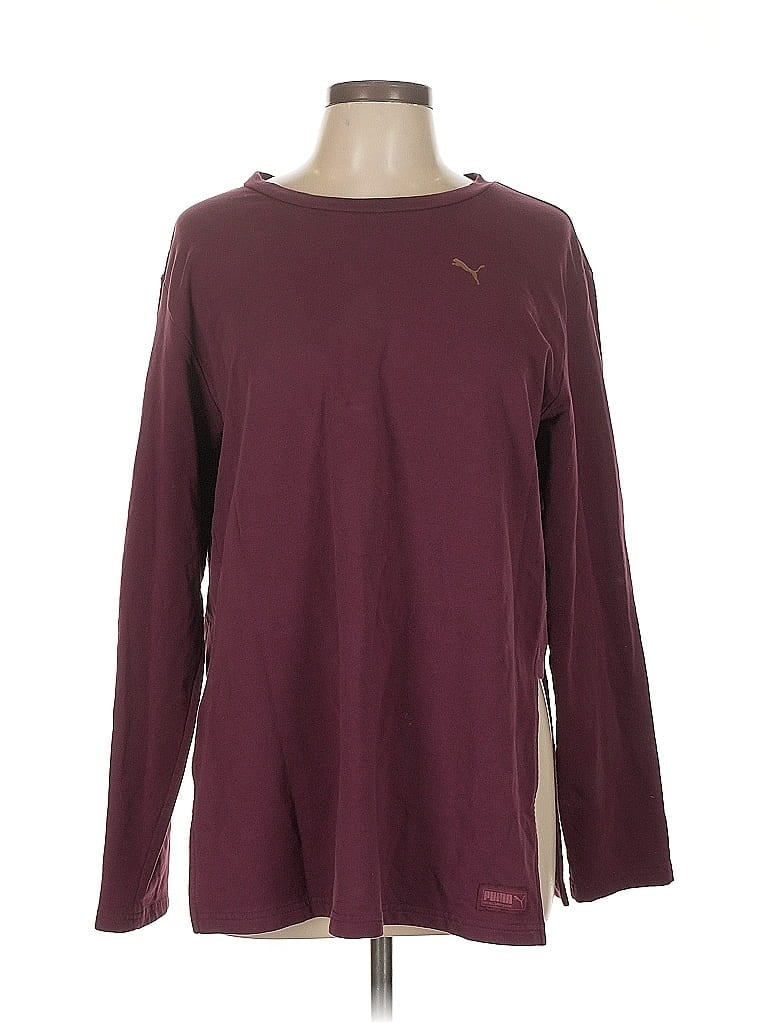 Click to view more detailed imagery on our partner's website Pre-owned Puma Sweatshirt In Burgundy