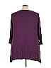 Avenue Purple 3/4 Sleeve Top Size 26 - photo 2