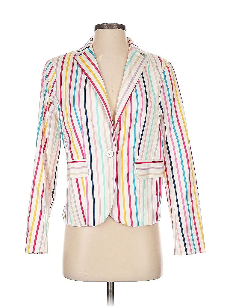 Pre-owned 7th Avenue Design Studio New York & Company Blazer Jacket In White