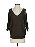 PREMISE Brown 3/4 Sleeve T-Shirt Size S - photo 1