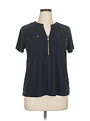 Anne Klein Short Sleeve Blouse