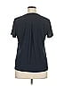 Anne Klein Blue Short Sleeve Blouse Size XL - photo 2