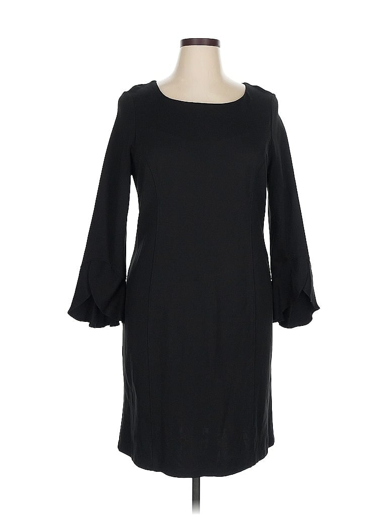 Pre-owned Peace Of Cloth Casual Dress In Black