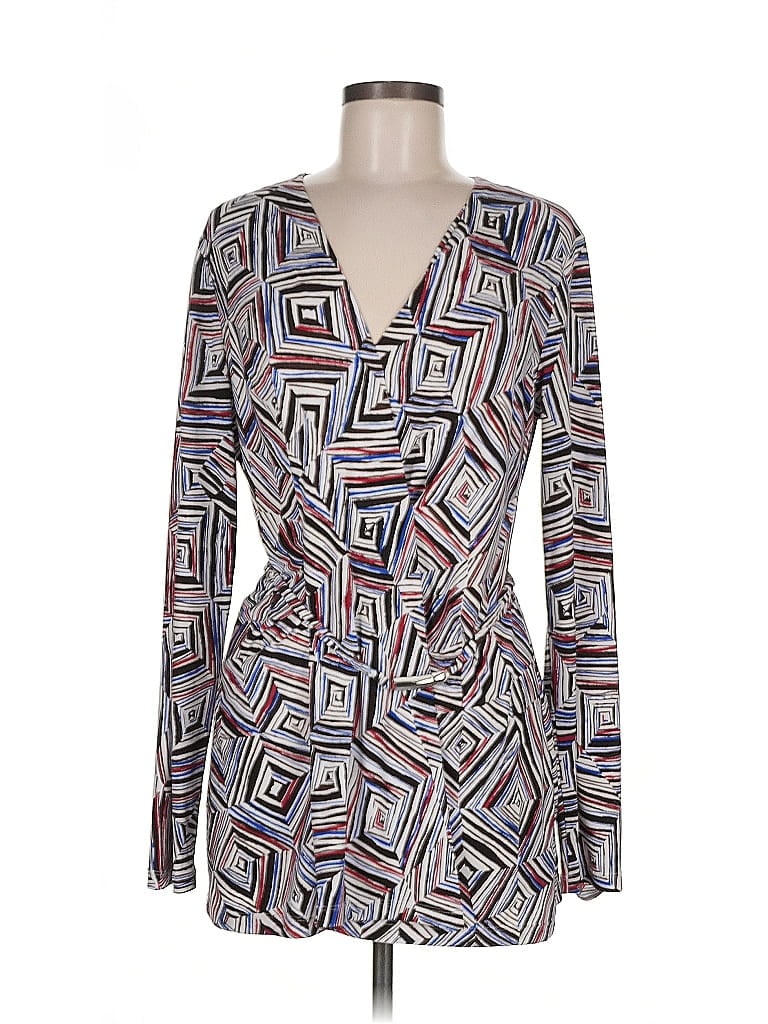 Pre-owned Doncaster Collection Long Sleeve Blouse In White