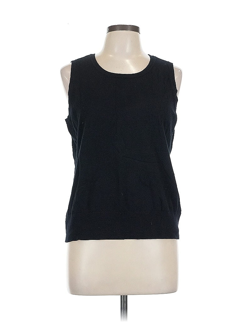 Pre-owned Charter Club Sleeveless T-shirt In Black