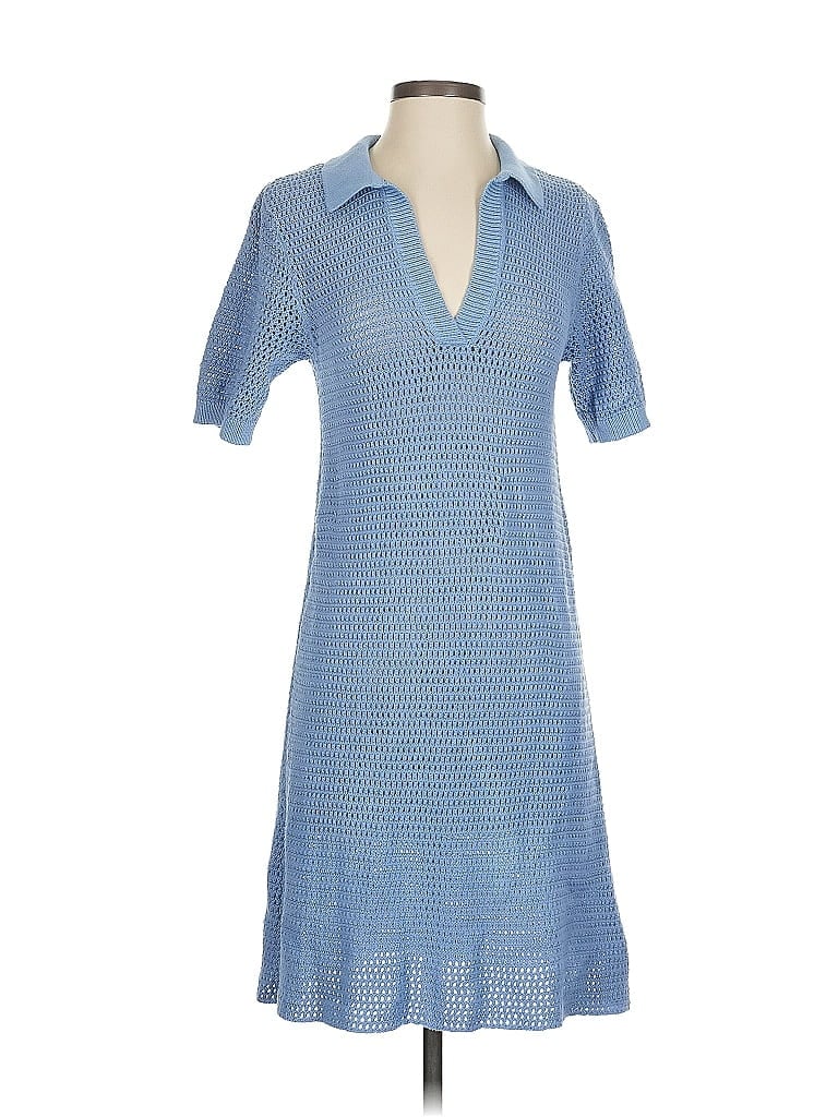 Pre-owned The Drop Cardigan Sweater In Blue