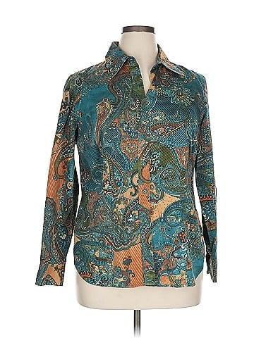 Jones New York Signature Long Sleeve Blouse (view 1)