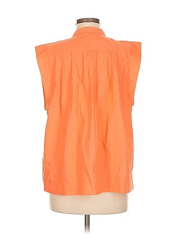 Banana Republic Factory Store Sleeveless Button-Down Shirt (view 2)