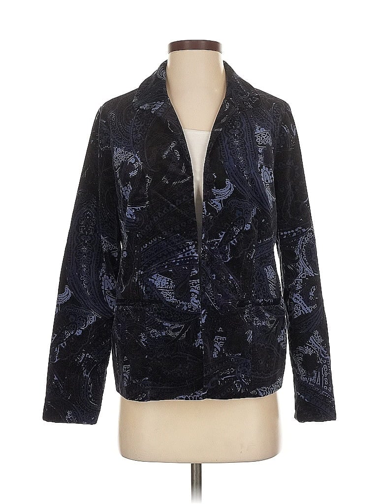 Click to view more detailed imagery on our partner's website Pre-owned Chico's Blazer Jacket In Blue