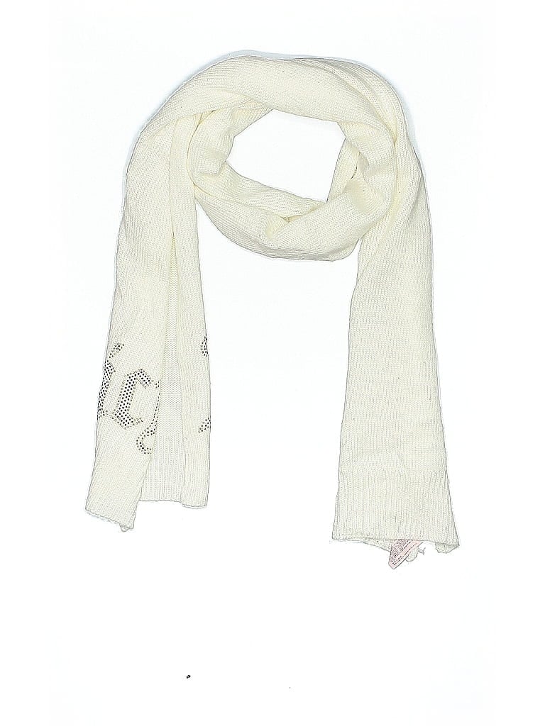 Juicy Couture Ivory White Scarf One size - photo 1
