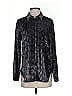 Pilcro Paisley Black Long Sleeve Blouse Size XS - photo 1