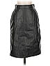 WINLIT Solid Black Faux Leather Skirt Size 5 - 6 - photo 1
