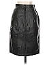WINLIT Solid Black Faux Leather Skirt Size 5 - 6 - photo 2