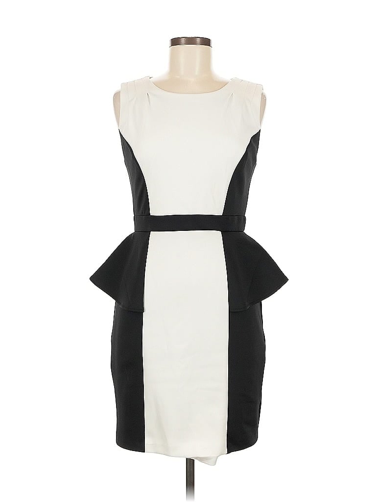 Pre-owned Bisou Bisou Cocktail Dress In White