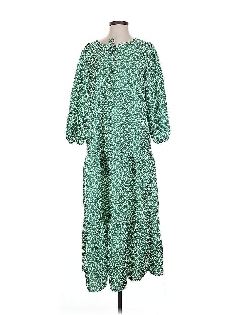 Pre-owned Shein Casual Dress In Green