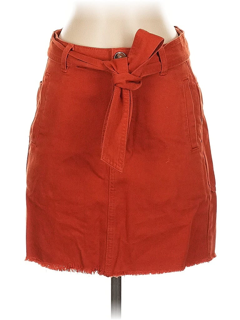 Pre-owned Pilcro And The Letterpress Casual Skirt In Red