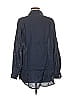 Sigrid Olsen 100% Linen Blue 3/4 Sleeve Button-Down Shirt Size M - photo 2