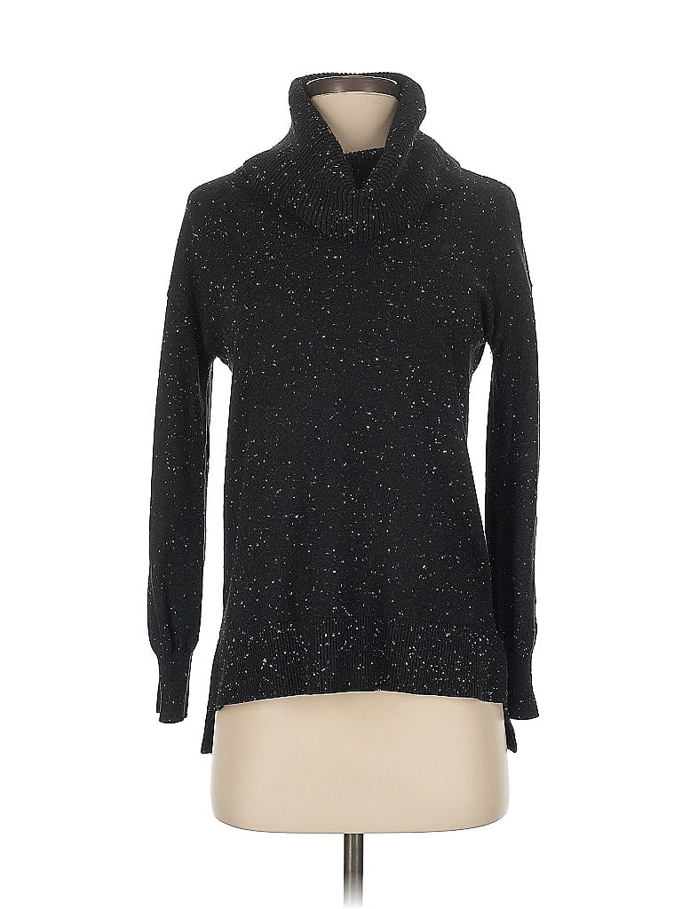 Pre-owned Ann Taylor Loft Turtleneck Sweater In Black