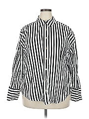 Eloquii Long Sleeve Button Down Shirt