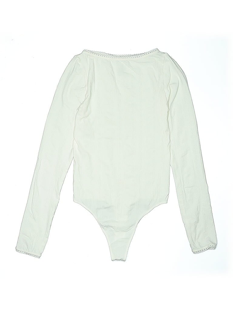 Pre-owned Intimately By Free People Bodysuit In White