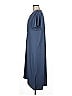 Cuddl Duds Solid Blue Casual Dress Size M - photo 4
