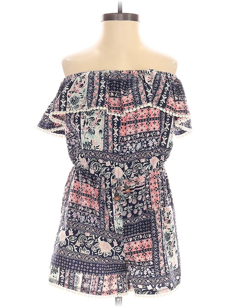 REWIND Pre-owned Romper In Blue