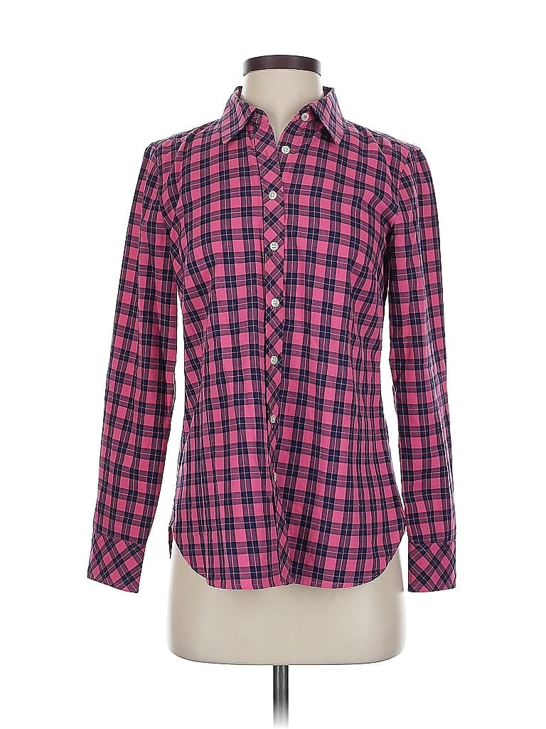 Click to view more detailed imagery on our partner's website Pre-owned Talbots Long Sleeve Button Down Shirt In Pink