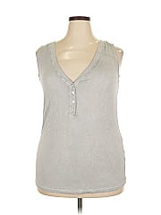 Pol Sleeveless Button Down Shirt