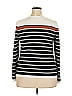 Pink Clover Stripes Ivory Pullover Sweater Size XXL - photo 2