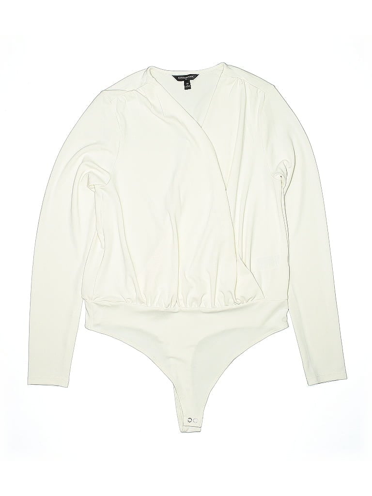 Pre-owned Banana Republic Factory Store Bodysuit In White