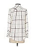 Chico's 100% Rayon Tweed Ivory Long Sleeve Button-Down Shirt Size Sm (0) - photo 2