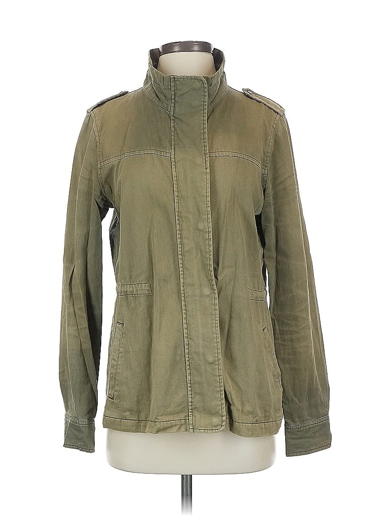 Pre-owned Velvet Jacket In Green