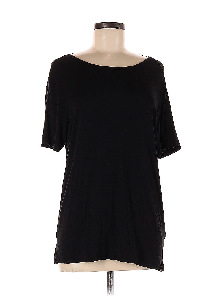 Pre-owned Marc New York Short Sleeve Top Black Boatneck Tops