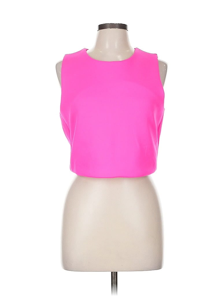 Pre-owned Dkny Sleeveless T-shirt In Pink