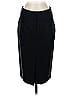 BOSS by HUGO BOSS Solid Black Wool Skirt Size 4 - photo 1