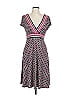 Maggy London Print Pink Casual Dress Size 10 - photo 1