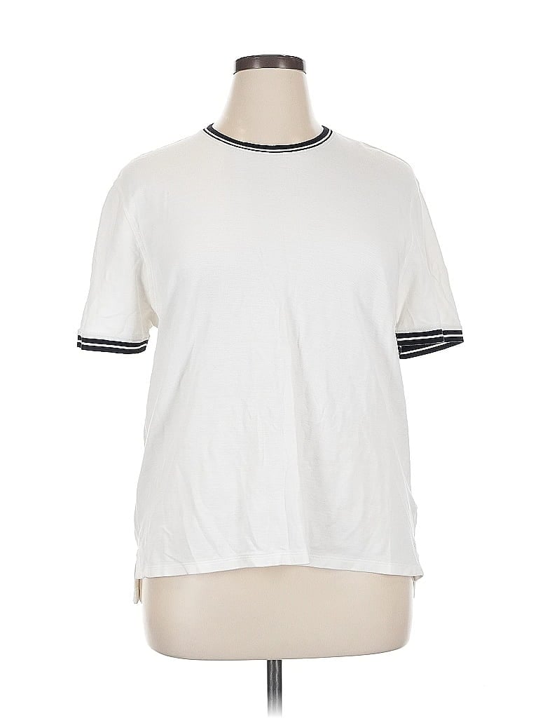 ATM 100% Pima Cotton White Short Sleeve T-Shirt Size XL - photo 1