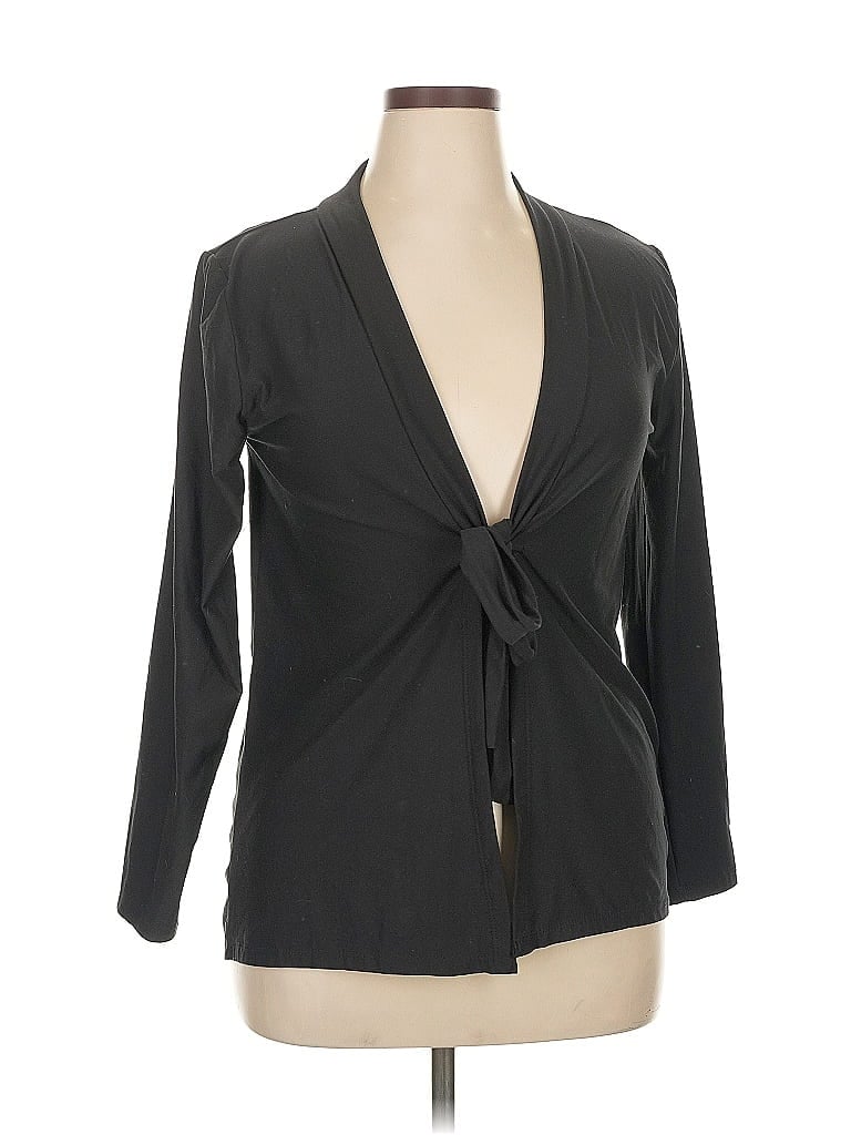 Pre-owned Shiela Rose Cardigan Sweater In Black