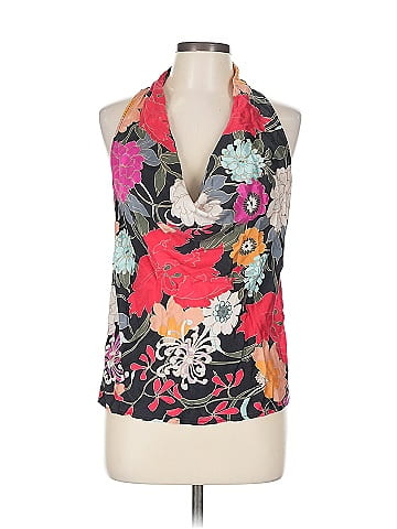 Trina Turk Sleeveless Silk Top (view 1)