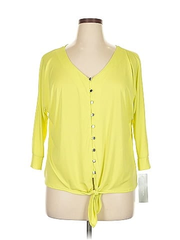 NY Collection 3/4 Sleeve Top (view 1)